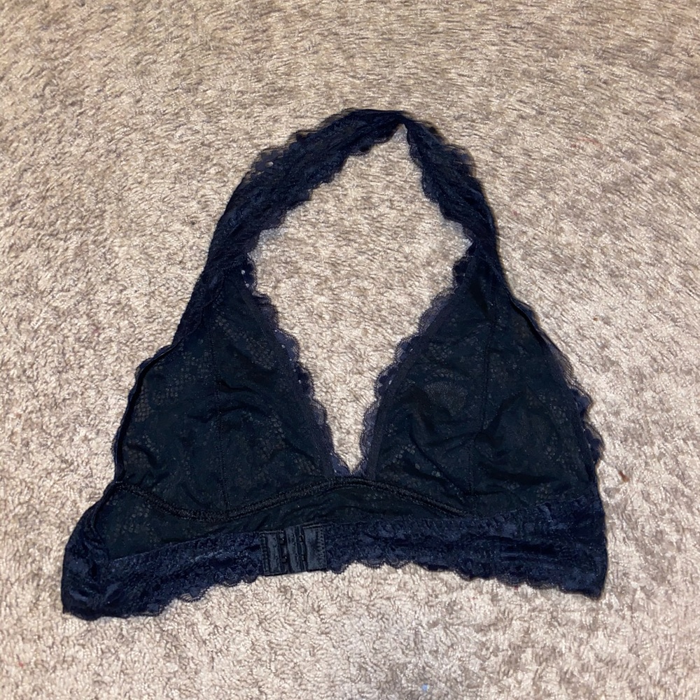 Black American Eagle lace bralette